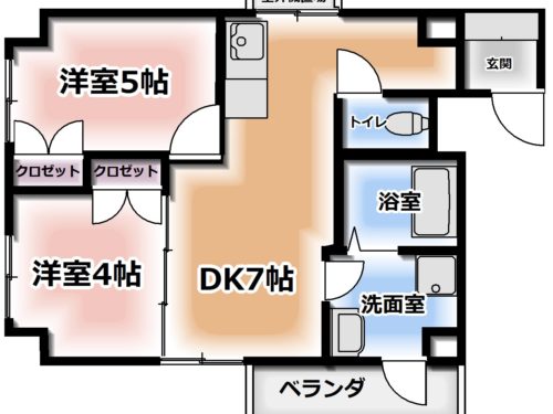 南側2階3階4階(道路側) 南側2階3階4階(道路側)